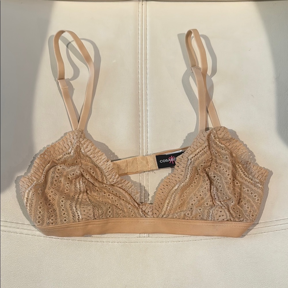 Cosabella Tan Lace Dolce Bralette